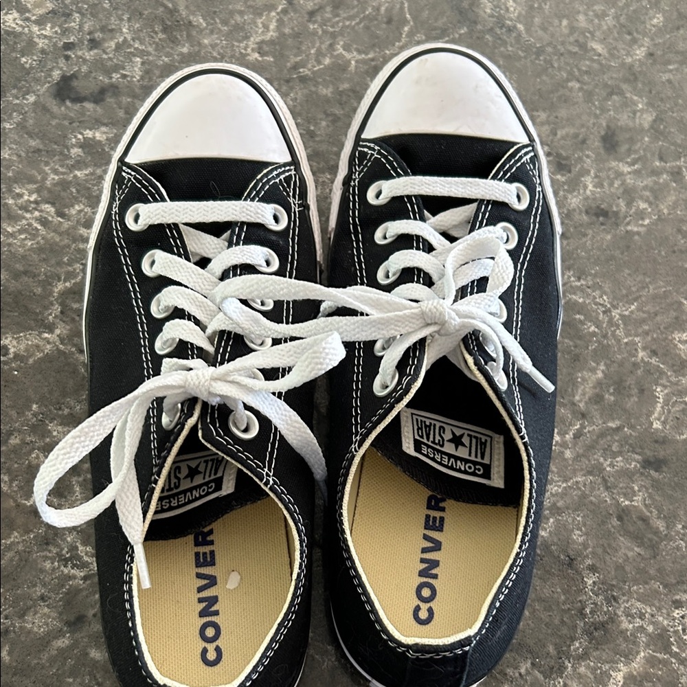 Converse Womens Classic Black and White Sneakers